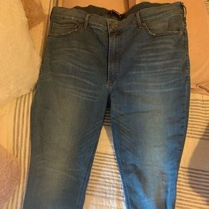 Express high waisted skinny jeans